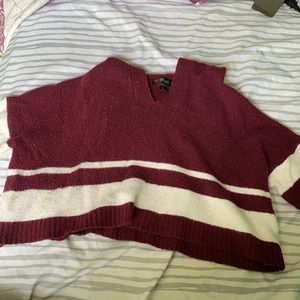 Long sleeve sweater crop